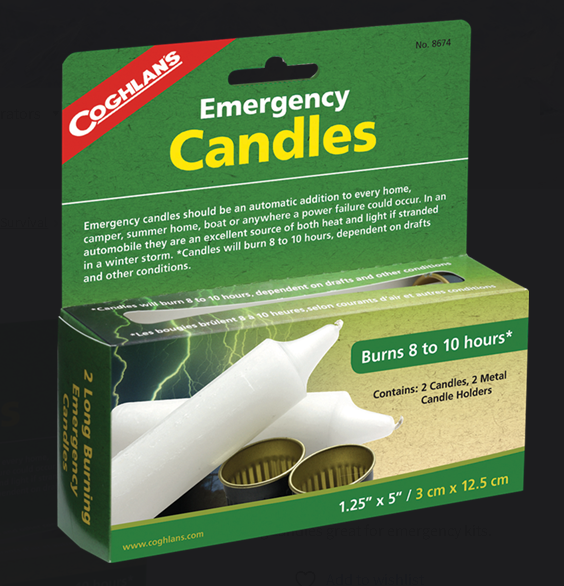 Coghlan’s Emergency Candles 2pk