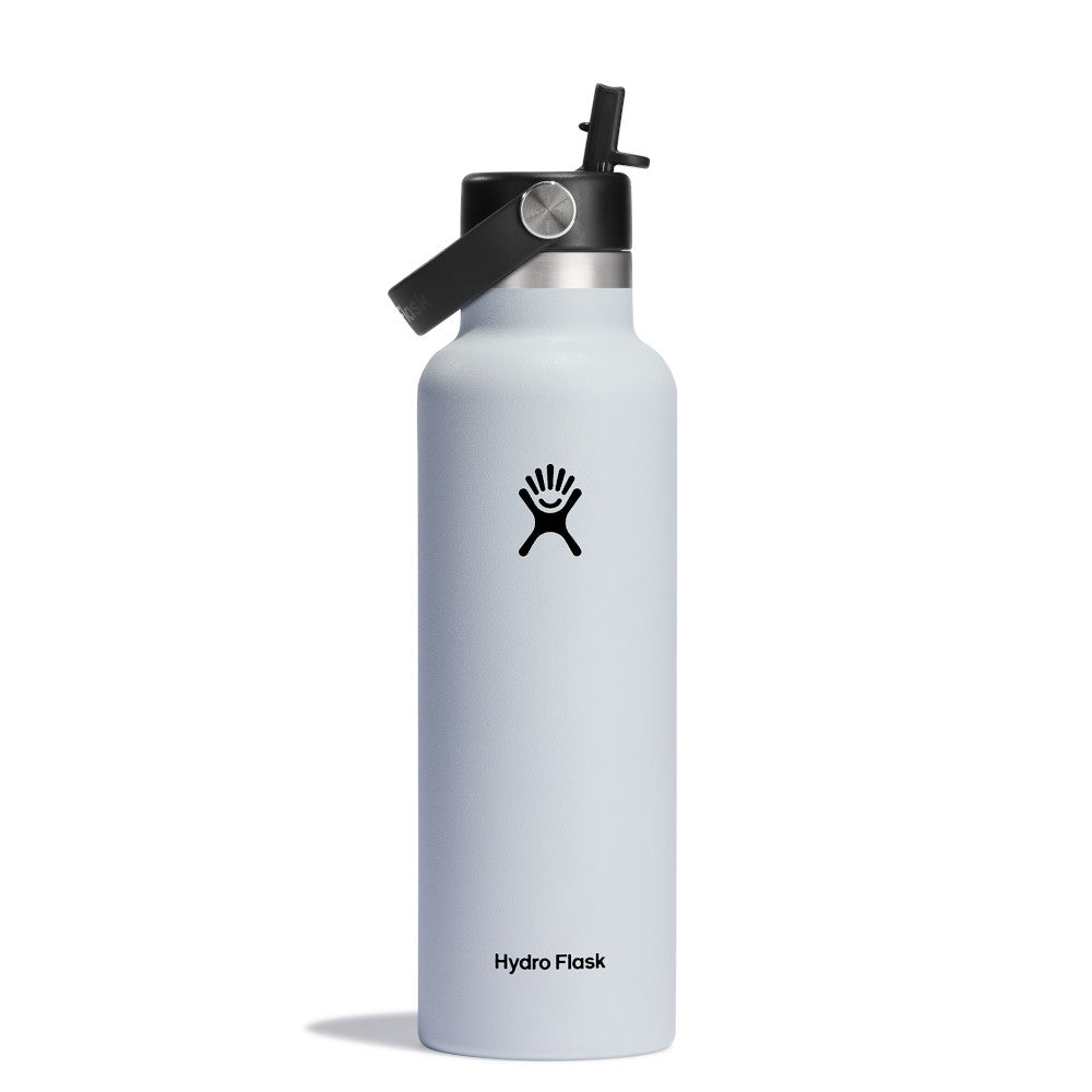 Hydro Flask Standard Mouth with Flex Straw Cap 21oz/621ml White