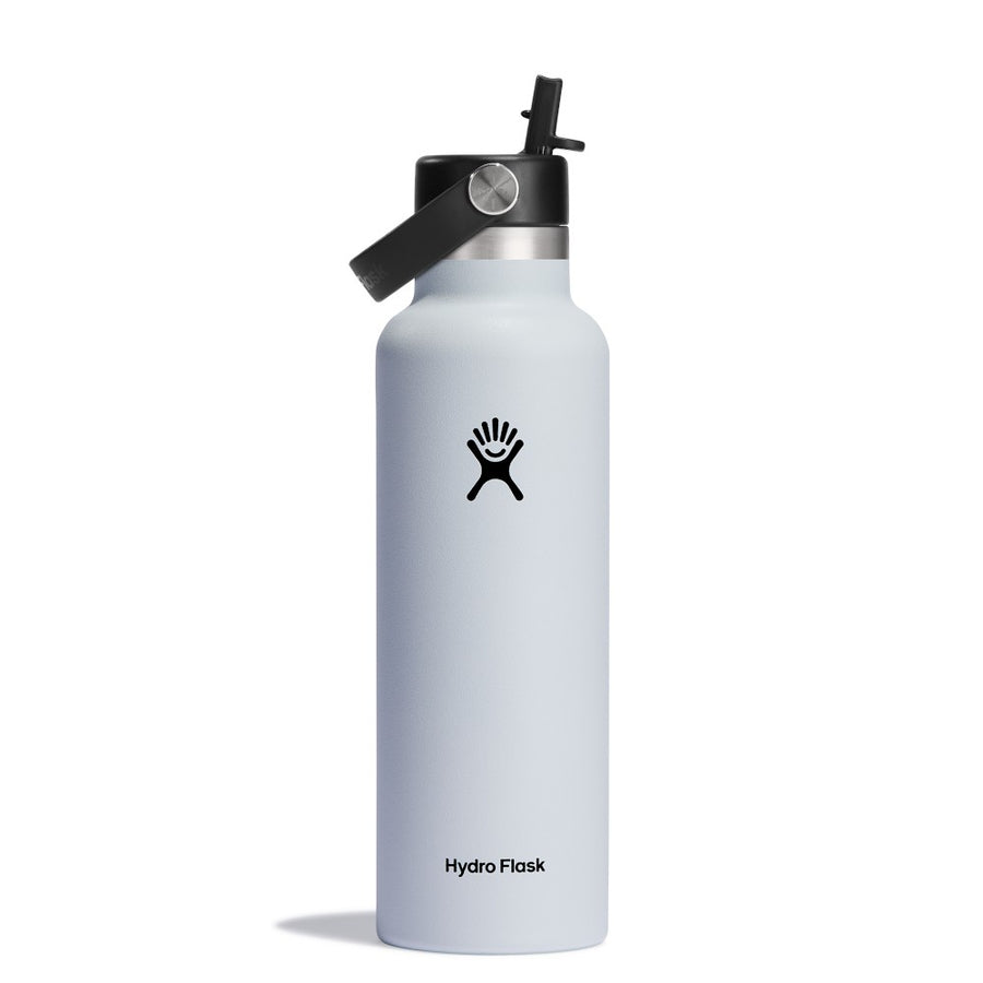 Hydro Flask Standard Mouth with Flex Straw Cap 21oz/621ml White