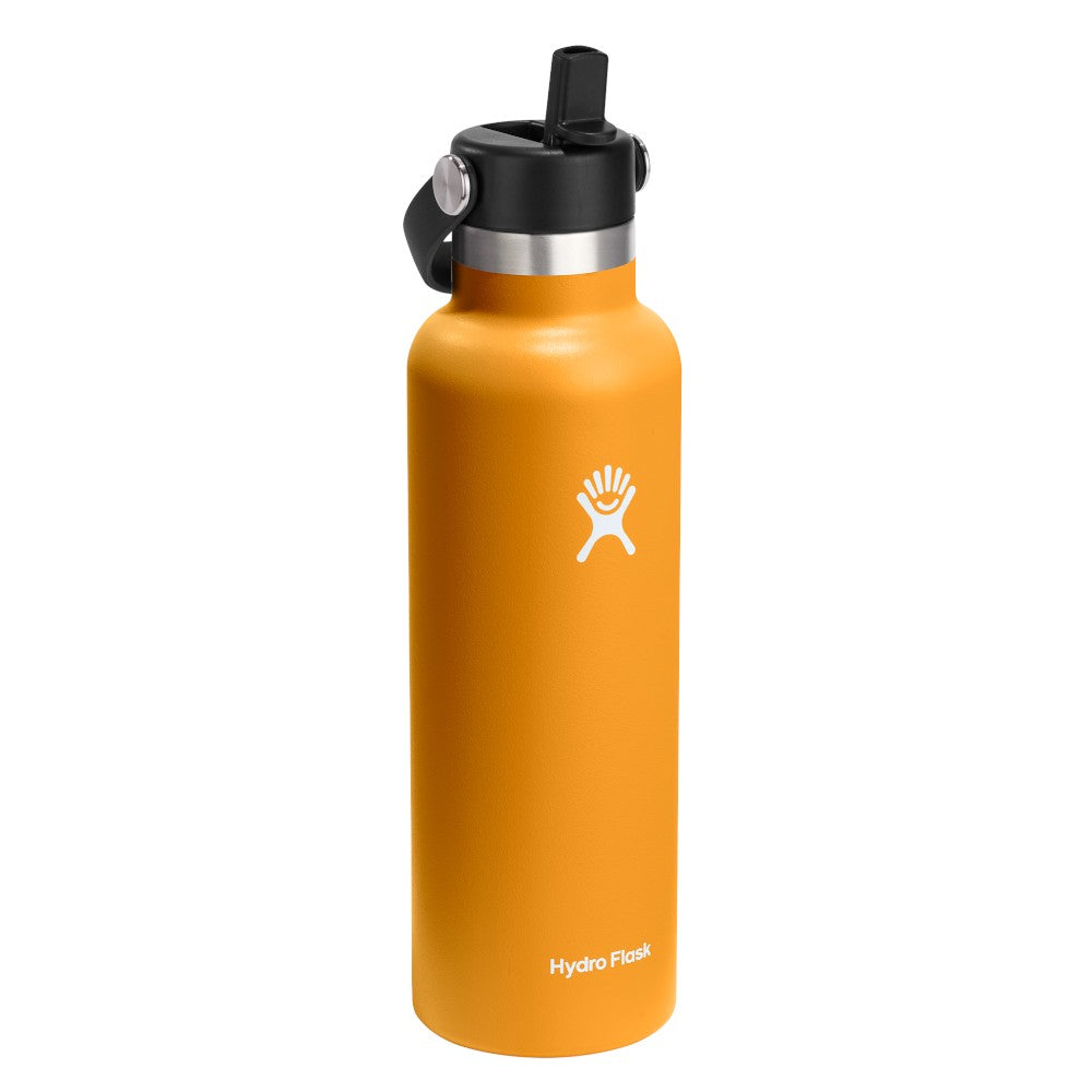 Hydro Flask Standard Mouth with Flex Straw Cap 21oz/621ml Fossil