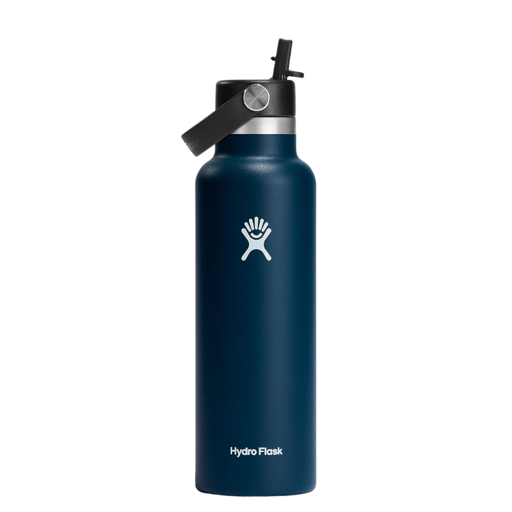Hydro Flask Standard Mouth with Flex Straw Cap 21oz/621ml Indigo