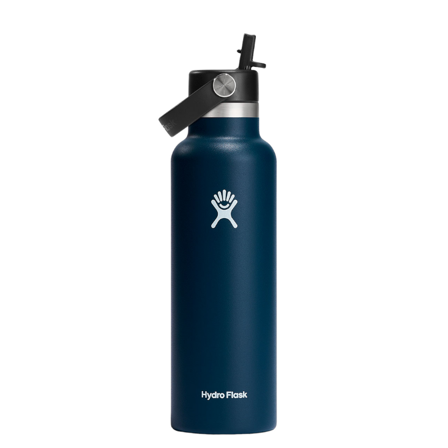 Hydro Flask Standard Mouth with Flex Straw Cap 21oz/621ml Indigo