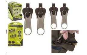 Summit 6pk Zip Fix For Clothes, Tents