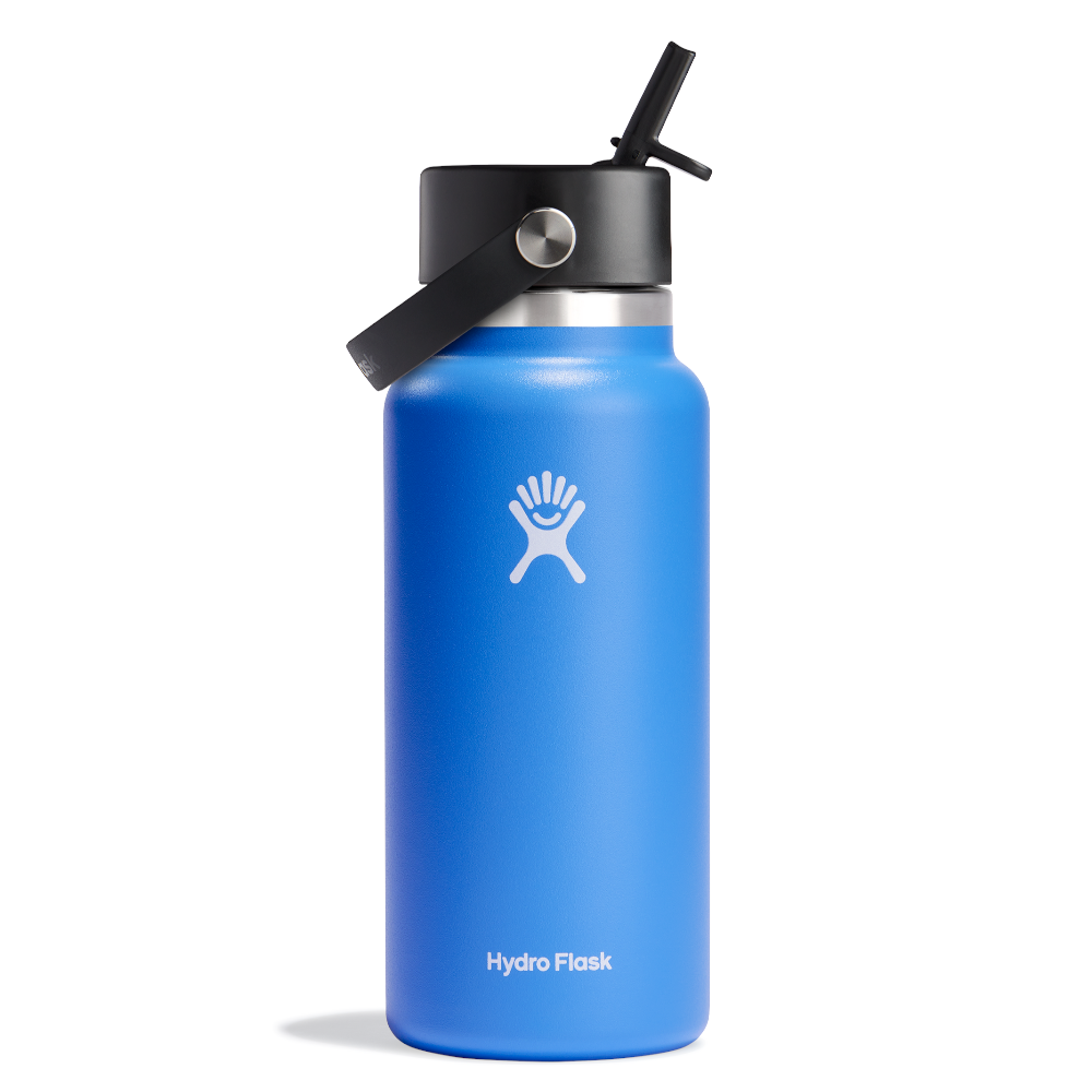 Hydro Flask Wide Mouth with Flex Straw Cap 32oz/946ml Cascade