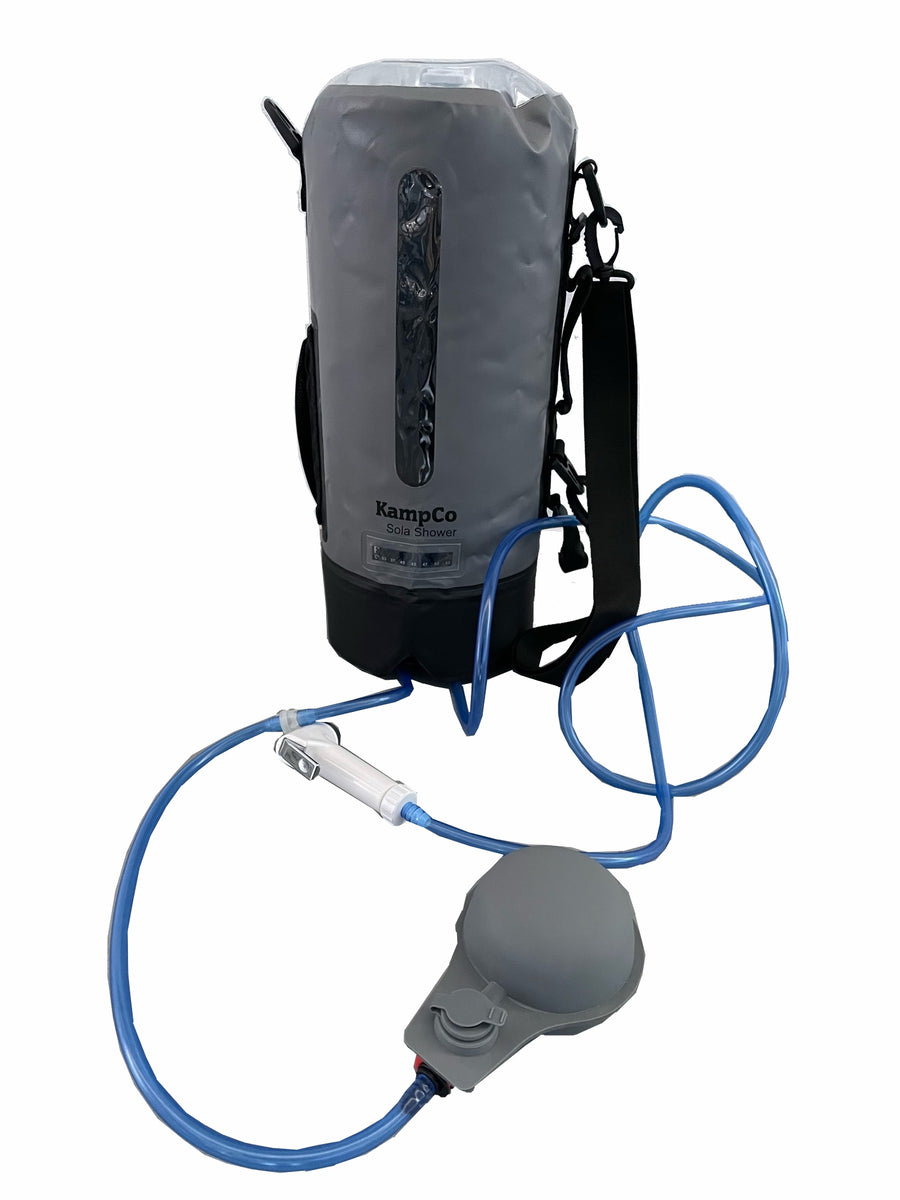 KampCo SOLA Shower w Foot Pump