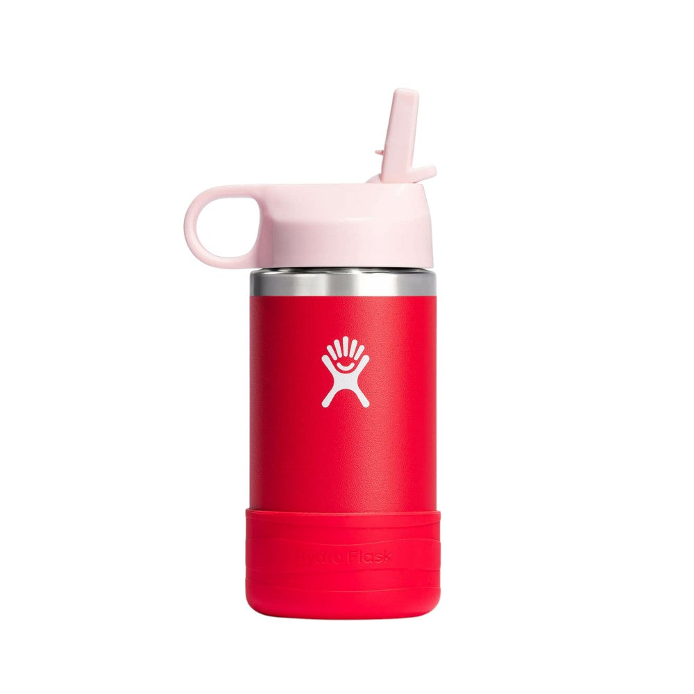 Hydro Flask Kids Hydration Wide Mouth with Straw Lid 12oz/352ml Goji
