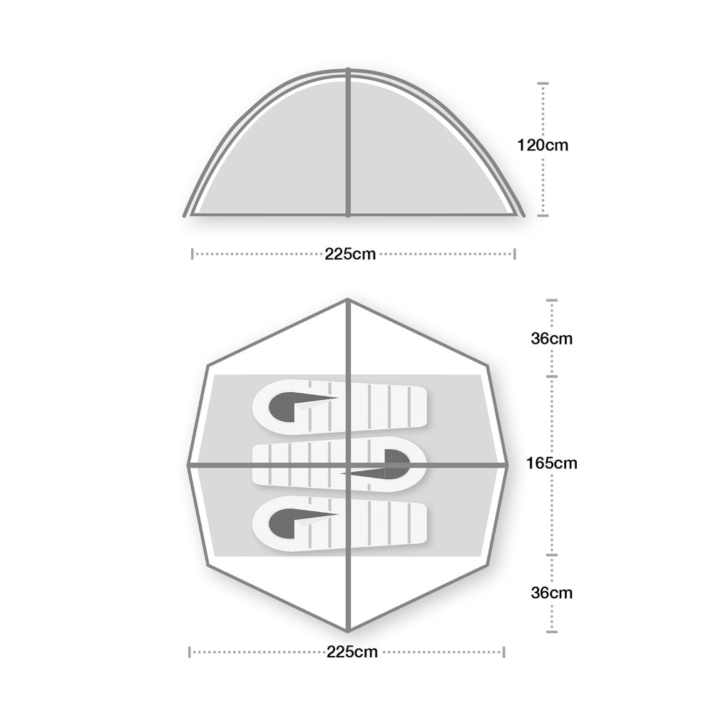 Wild Country Helm Compact 3 Tent