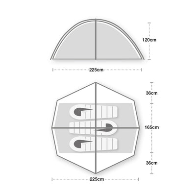 Wild Country Helm Compact 3 Tent
