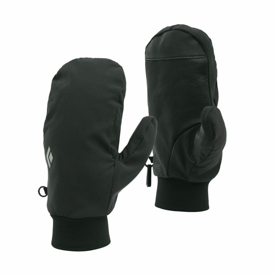BD MIDWEIGHT SOFTSHELL MITTS SMOKE