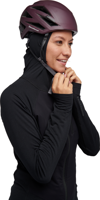 BD W COEFFICIENT LT HYBRID HOODY