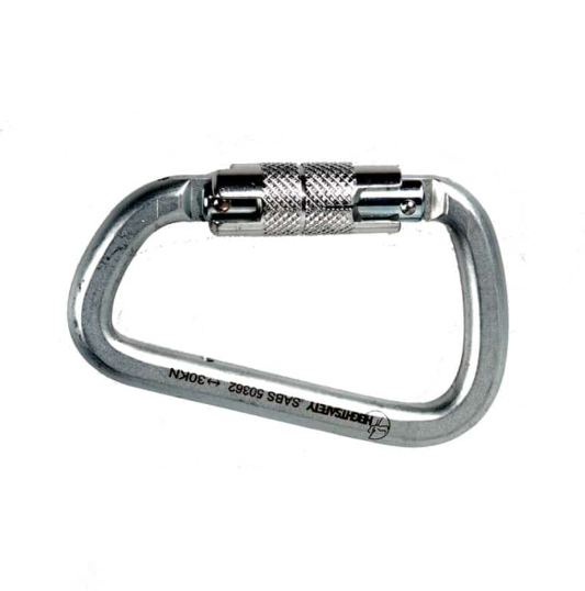 HS 360 - D-Shape Twist-Lock Karabiner 50kN