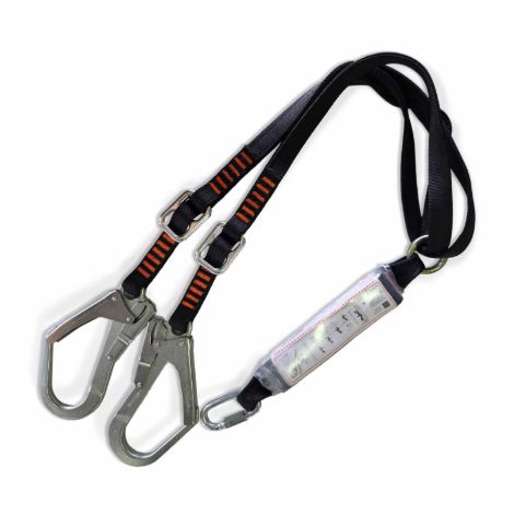 HS 360 - Energy Absorber that integrates an Adjustable Double Leg Lanyard
