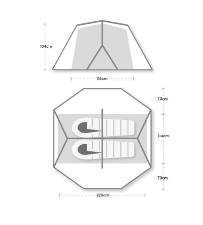 WILD COUNTRY PANACEA 2TF TENT