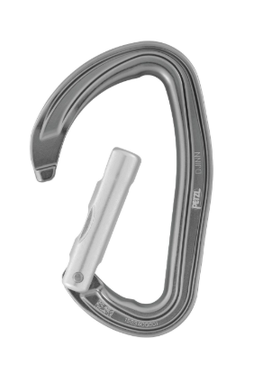 Petzl Djinn Straight Gate Gray