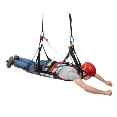 Secur’em Harrier Superman Zipline Positioning System