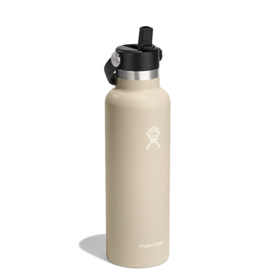 Hydro Flask Standard Mouth with Flex Straw Cap 21oz/621ml Oat
