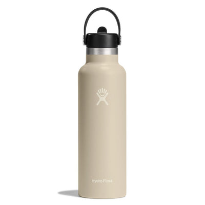 Hydro Flask Standard Mouth with Flex Straw Cap 21oz/621ml Oat