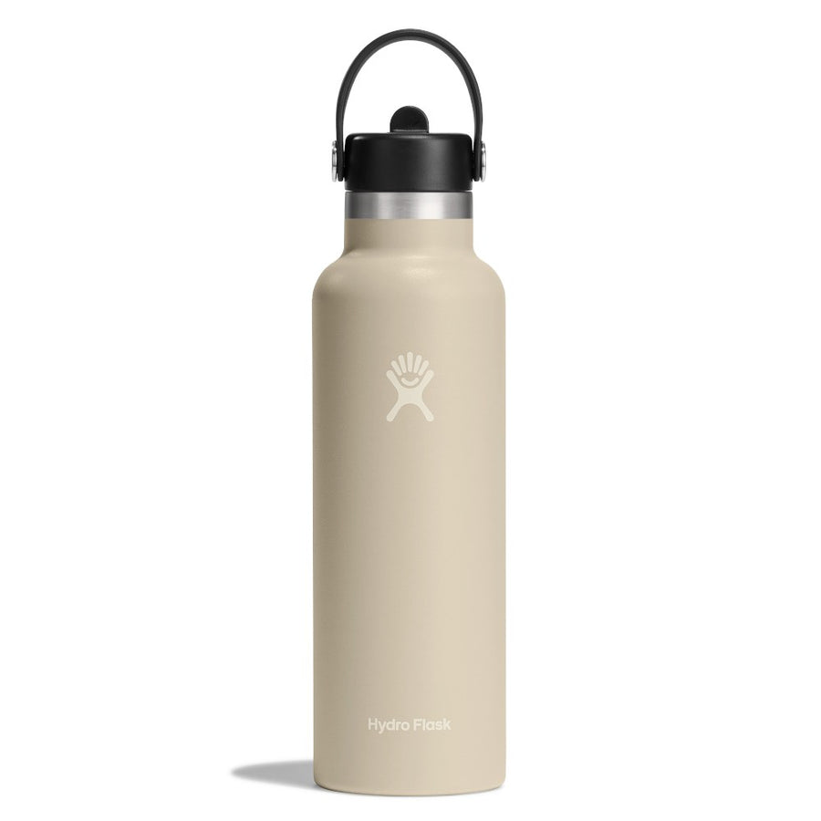 Hydro Flask Standard Mouth with Flex Straw Cap 21oz/621ml Oat