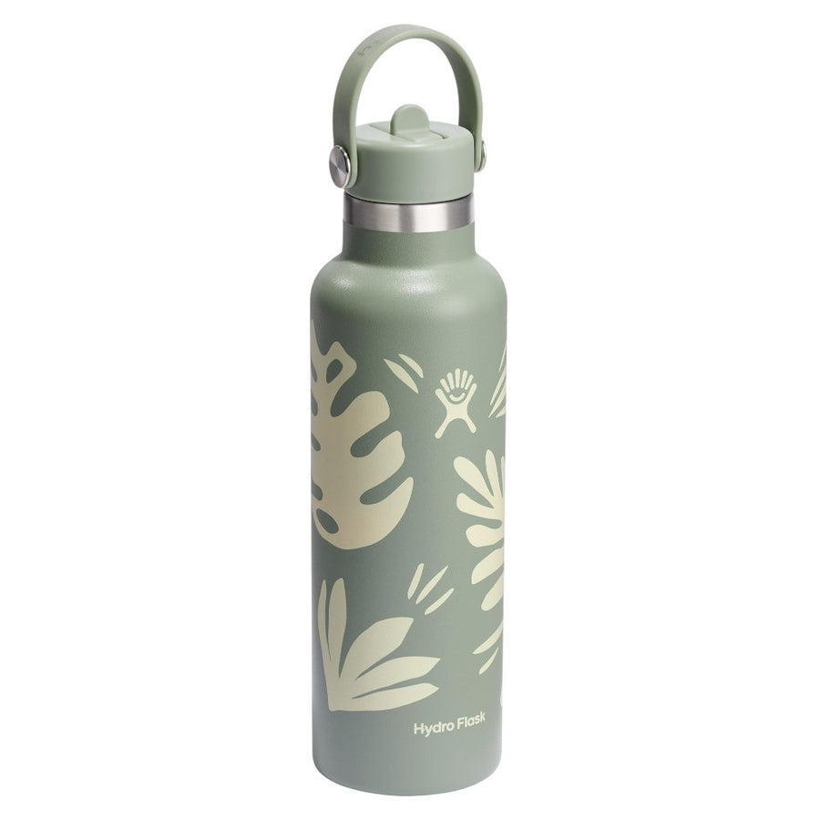 Hydro Flask Standard Mouth with Flex Straw Cap 21oz/621ml Botanical Bliss