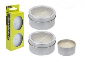 Summit Citronella Candle Tins 2pk