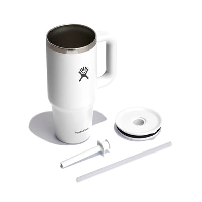 Hydro Flask 24oz Travel Tumbler White