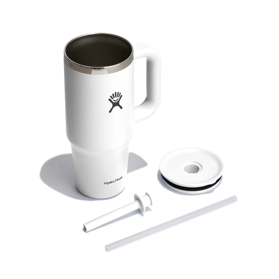 Hydro Flask 24oz Travel Tumbler White