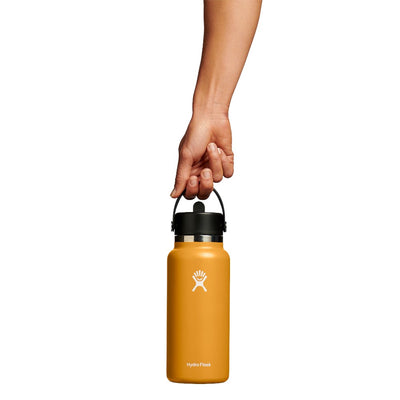 Hydro Flask Wide Mouth with Flex Straw Cap 32oz/946ml Fossil