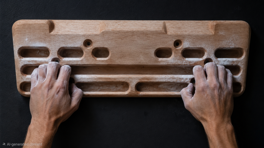 Rhino Holds Solid Wood Hangboard