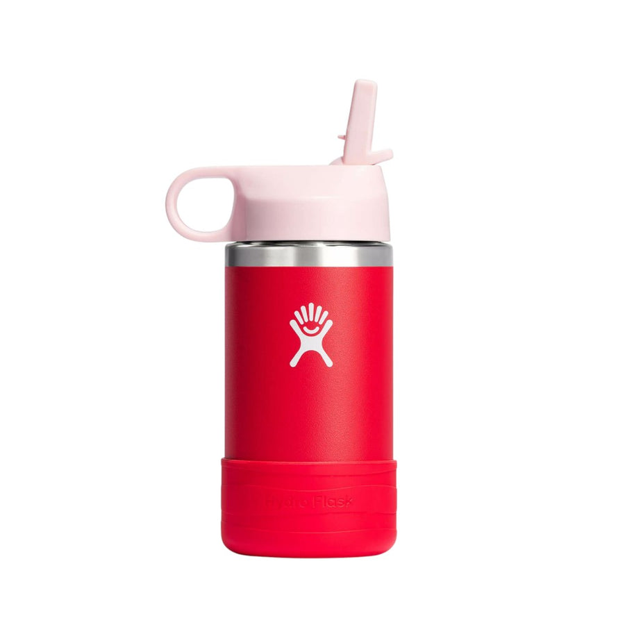 Hydro Flask Kids Hydration Wide Mouth with Straw Lid 12oz/352ml Goji