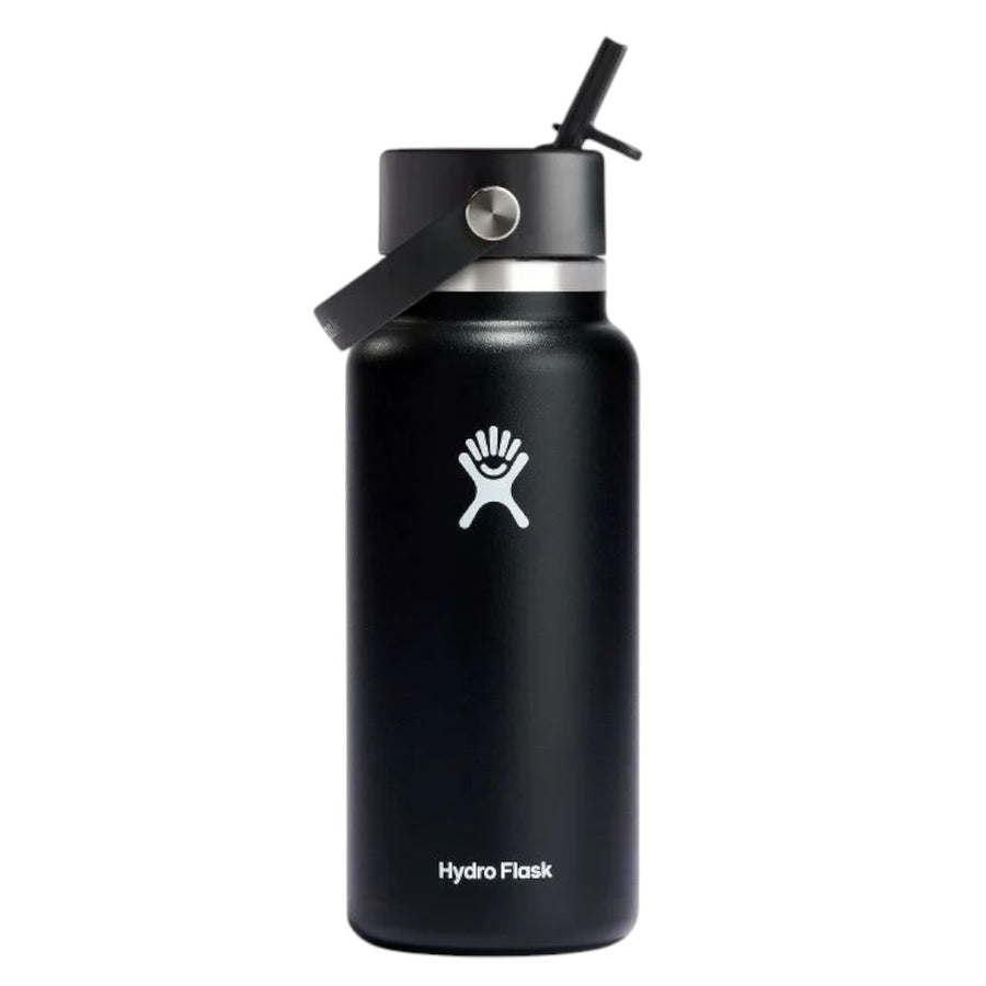 Hydro Flask Wide Mouth with Flex Straw Cap 32oz/946ml Black