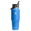 Hydro Flask Wide Mouth Travel Bottle with Flex Straw Cap 32oz/946ml Cascade