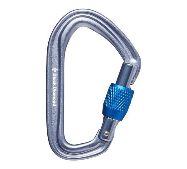 Black Diamond HotForge Screwgate Carabiner – Grey