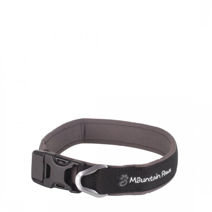 Mountain Paws Black Dog Collar