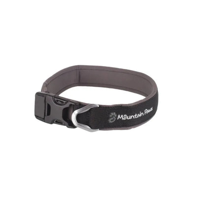 MountainPaws Black Dog Collar